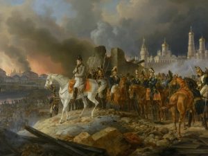Наполеон покинул Москву фото
